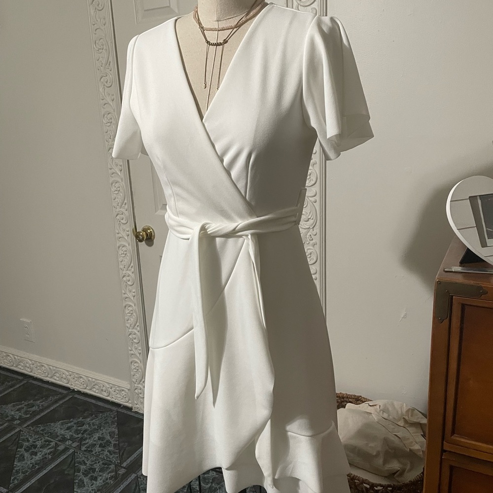 White work dress